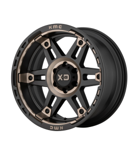 17x8 XD Off-Road Series by KMC Wheels XD840 SPY II 6x139.7 Satin Black Dark Tint 18 Offset (5.21 Backspace) 106.25 Centerbore | XD84078068918