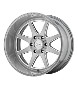 22x10 XD Off-Road Series by KMC Wheels XD844 PIKE 8x180 Titanium Brushed Milled -18 Offset (4.79 Backspace) 124.2 Centerbore | XD84422088618N