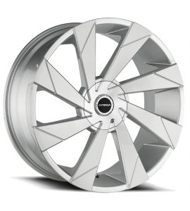 MOTO - 22X9 BLANK ET 35MM 78.1CB BRUSHED FACE SILVER