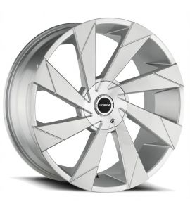 MOTO - 26X10 BLANK ET 20MM 78.1CB BRUSHED FACE SILVER