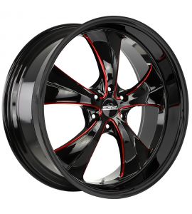 OLD SKOOL - 24X10 BLANK ET 15MM 78.1CB GLOSS BLACK CANDY RED MILLED