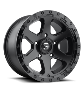 17x9 Fuel Off-Road Wheels | 1 piece D589 RIPPER 5x127 MATTE BLACK GLOSS BLACK LIP 1 Offset (5.04 Backspace) 78.1 Centerbore | D58917907350
