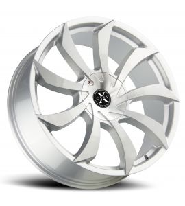 X01 - 22X9 5x112/115 ET 35MM 72.6CB BRUSHED FACE SILVER