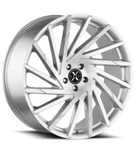 X02 - 20X8.5 5x114.3 ET 35MM 72.6CB BRUSHED FACE SILVER