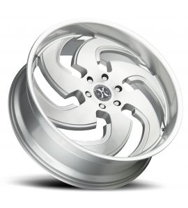 X03 - 24X9.5 6x139.7 ET 24MM 87.1CB BRUSHED FACE SILVER