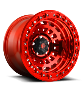 17x9 Fuel Off-Road Wheels | 1 piece D100 ZEPHYR BL - OFF ROAD ONLY 5x127 CANDY RED -15 Offset (4.41 Backspace) 71.5 Centerbore | D10017907545