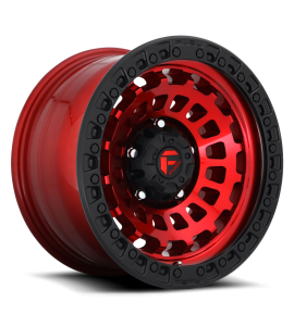 20x9 Fuel Off-Road Wheels | 1 piece D632 ZEPHYR 6x135 CANDY RED BLACK BEAD RING 20 Offset (5.79 Backspace) 87.1 Centerbore | D63220908957
